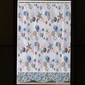 Ocean shower curtain design